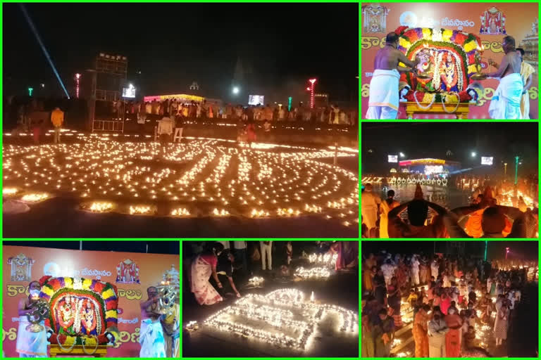 laksha deepostavam at srisailam temple in kurnool