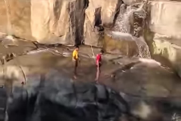 youth drowned in devpahari waterfall