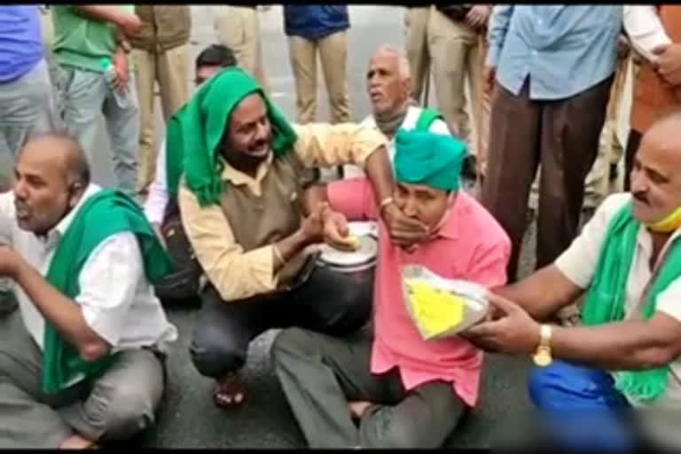 Protest in Bangalore