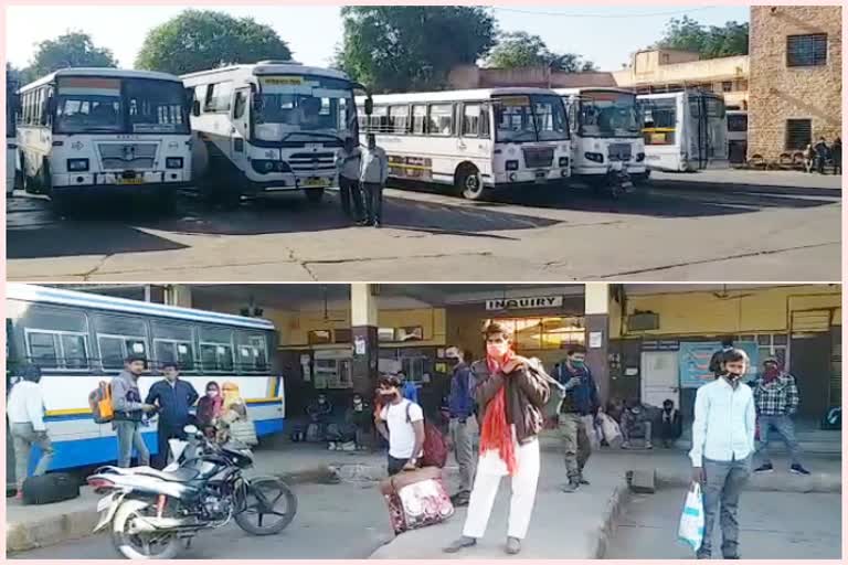 जोधपुर रोडवेज की बस  roadways bus of jodhpur