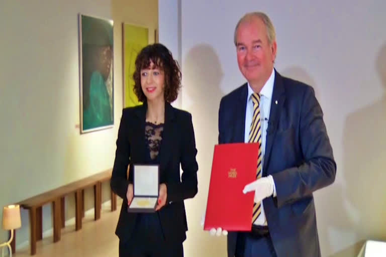 Charpentier awarded chemistry Nobel in Berlin