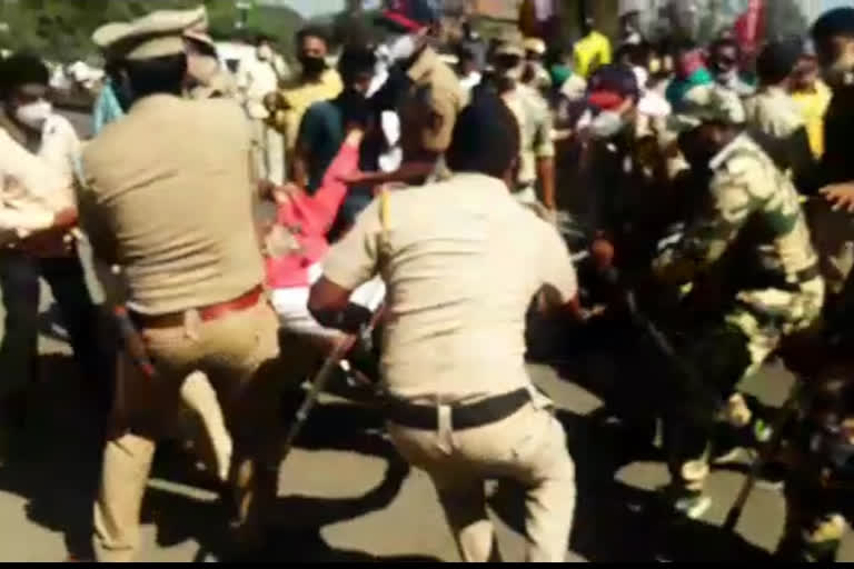 bharat band protest in solapur