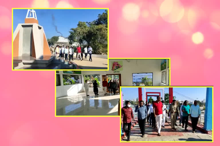 harish rao inspected the arrangements to kcr visit on december 10 at siddipet district