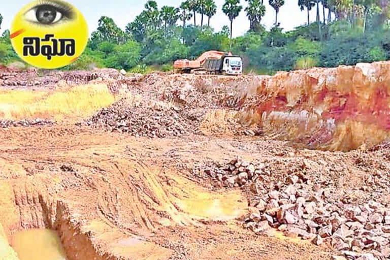 gravel quarries at chebrolu guntur district