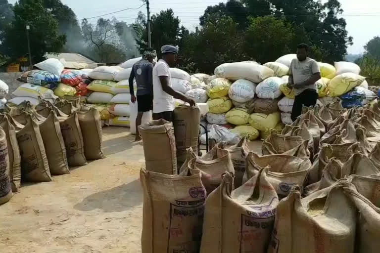 paddy purchased in jagdalpur