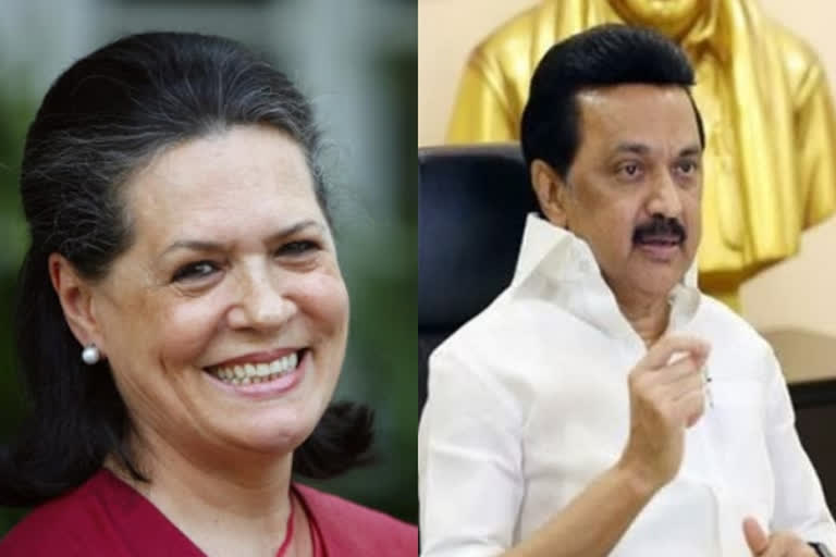 dmk leader wishes sonia gandhi for her birthday