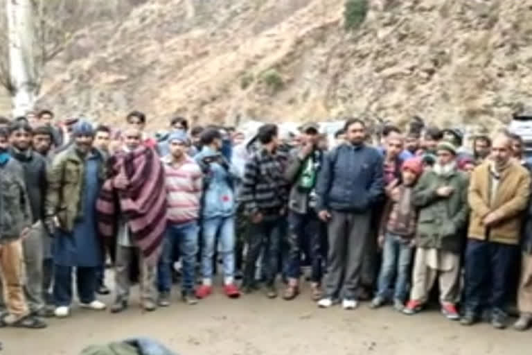 congress leaders visited different areas of ghat in doda jammu and kashmir