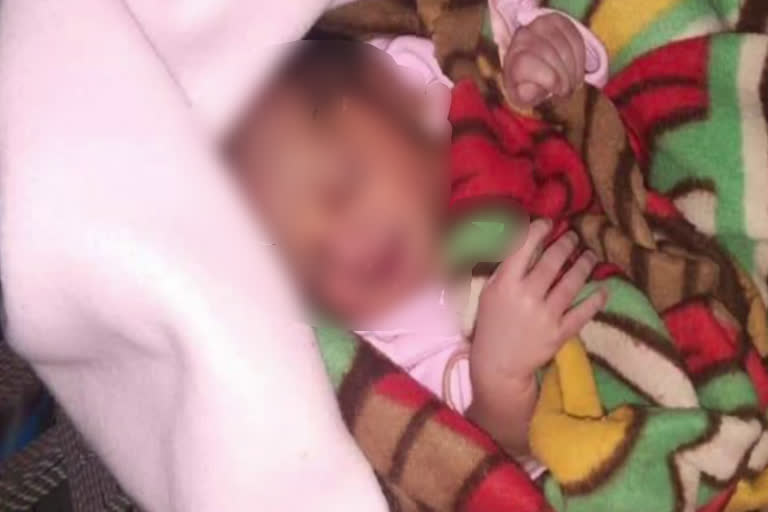 unknown person left newborn baby outside the home in baddi