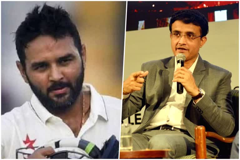 Sourav Ganguly's message to Parthiv Patel after his retirement