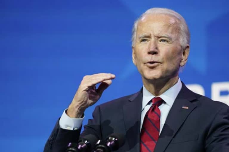 Biden proclaims three goals of his first 100 days