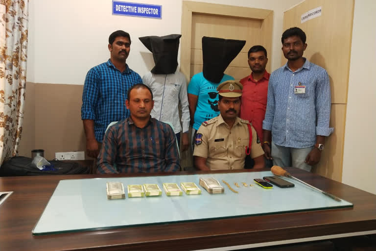 Mangalhat police arrested two robbers