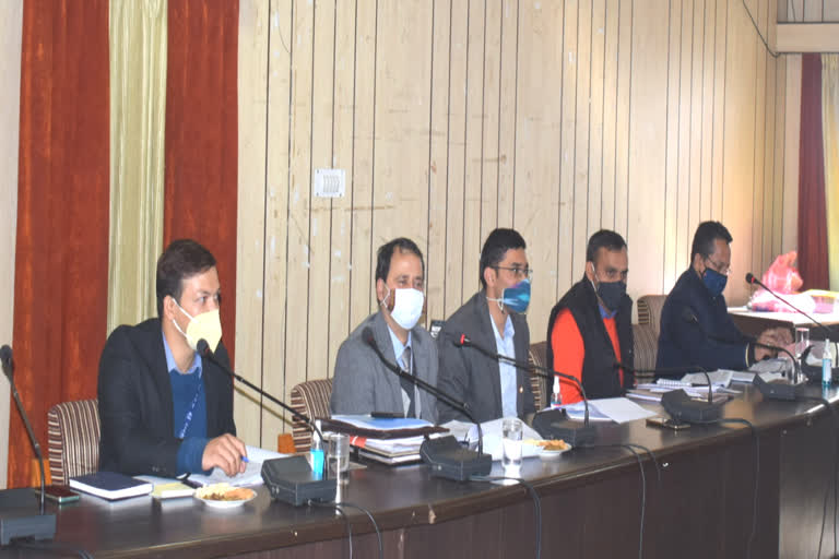 Quarterly meeting of District Level Consultative and Review Committee IN CHAMBA