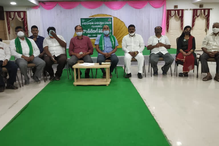 Capital movement Round table meeting on future activity at amaravathi