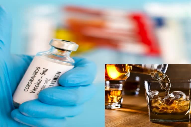 Avoid alcohol after vaccination