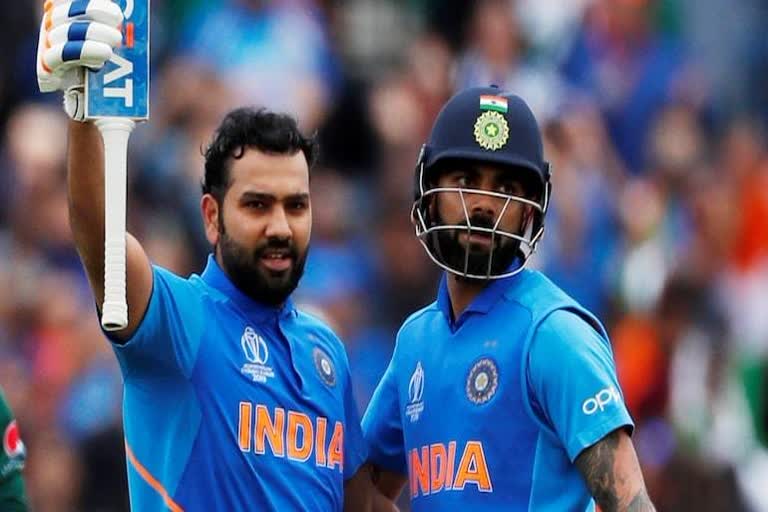 Kohli and rohit stands tall in ODI rankings