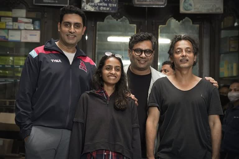 Abhishek Bachchan-starrer 'Bob Biswas' wraps shoo  ബോബ് ബിശ്വാസ് വാർത്ത  അഭിഷേക് ബച്ചന്‍റെ ചിത്രം പൂർത്തിയായി വാർത്ത  abhishek bachchan film complete news  bob biswas wraps shooting news  bob biswas make over film news  അഭിഷേക് ബച്ചന്‍റെ പുതിയ ഗെറ്റപ്പ് വാർത്ത  കഹാനി സിനിമ അഭിഷേക് ബച്ചൻ വാർത്ത