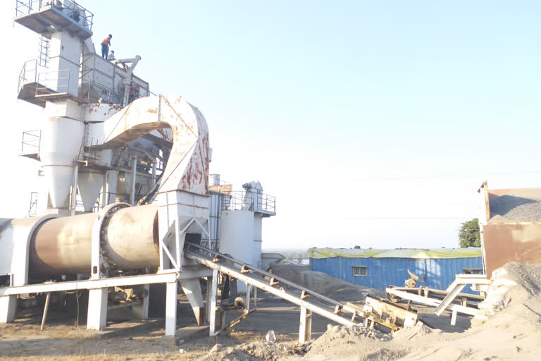 Asphalt plant operating illegally