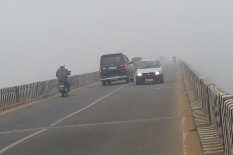 heavy fog in lakhisarai