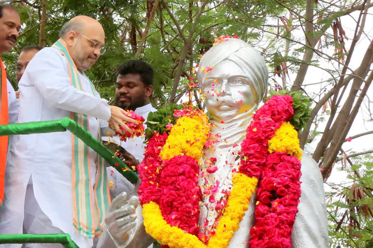 Amit Shah Tweet  to tribute Jayanti of Mahakavi Subramania Bharathi in tamil