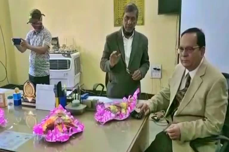 BBMKU vice chancellor inspected bsk college in dhanbad