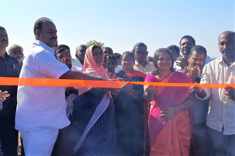 mla krishnamohan reddy started development programs in peddapadu