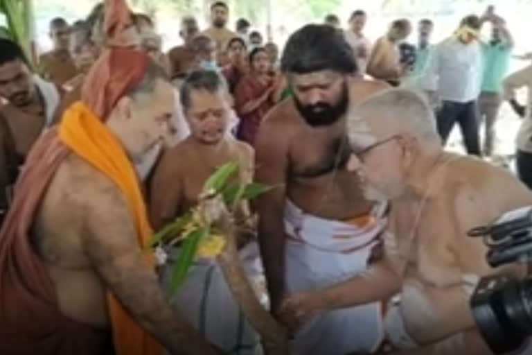 orikai maha periyava manimandapam pond opening in kaanchepuram