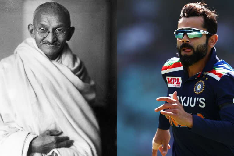 Mahatma Gandhi, Virat Kohli