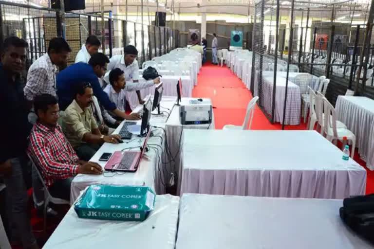 തദ്ദേശ തെരഞ്ഞെടുപ്പ്  വോട്ടെണ്ണൽ  alappuzha local body election  local body election  voting counting center  alappuzha polling