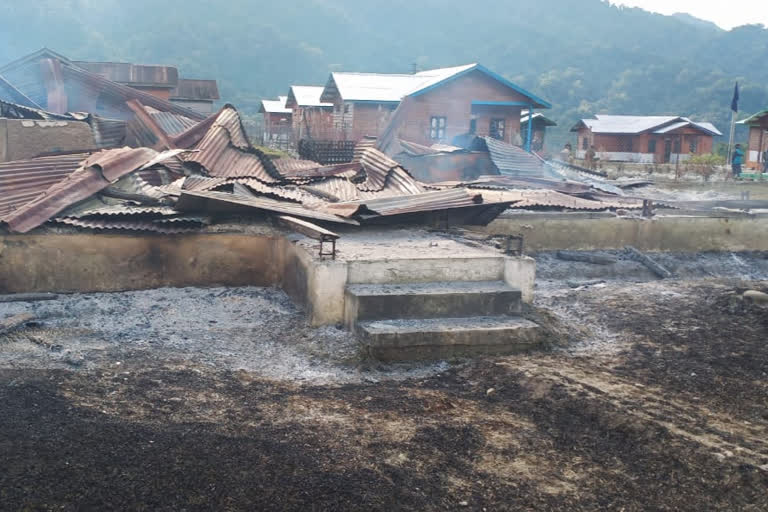 Govt buildings torched by irate mob in Arunachal's Vijaynagar