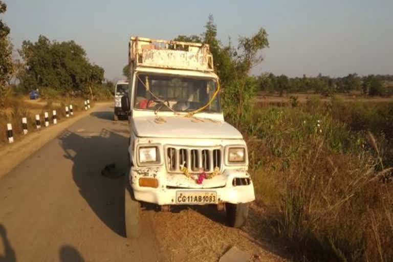 a pick up van face accident in balangir bangomunda