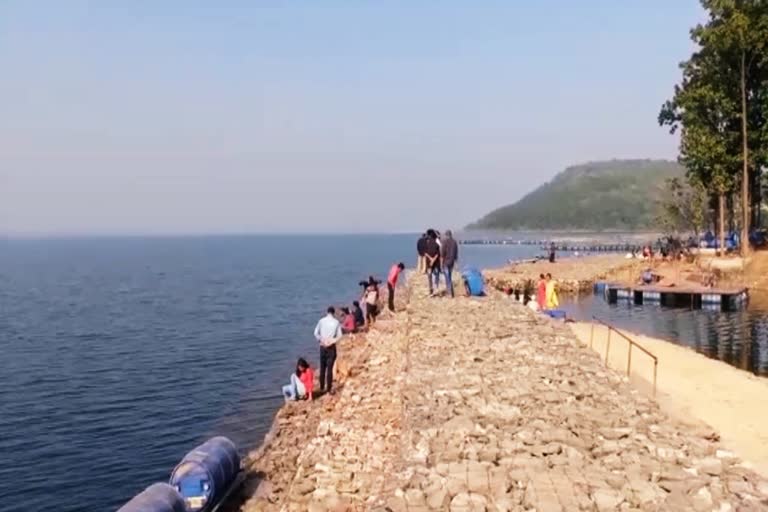 boating closed at Chandil Dam