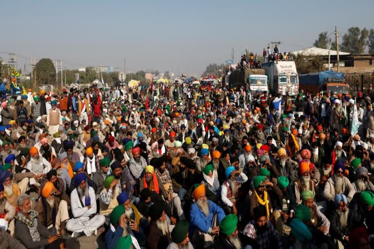 farmer increasing singhu border