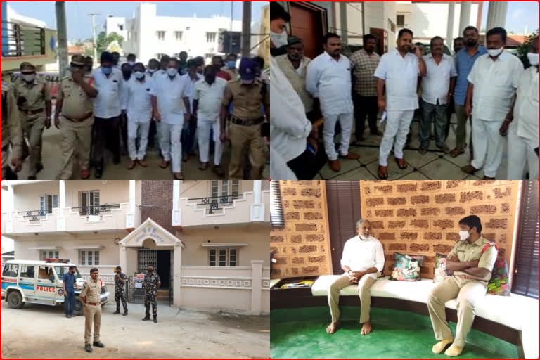 police house arrest at chittor district due to chalo thamballapali