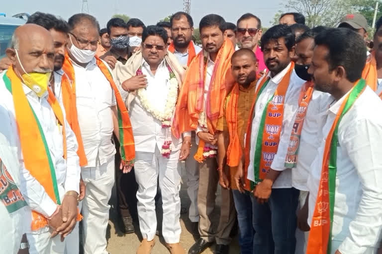 mp soyam visited several villages in nirmal district