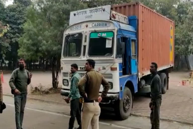 a-truck-full-of-money-parked-outside-the-dis-office-in-indore