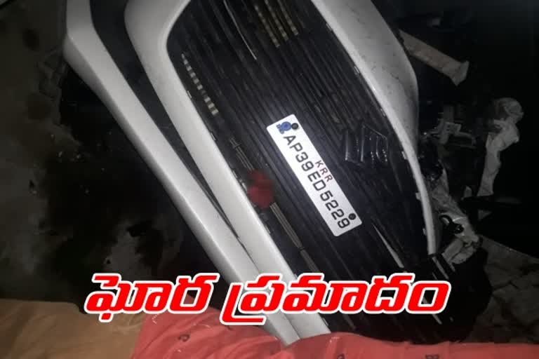 four mens dead in gachibowli road accident in hyderabad