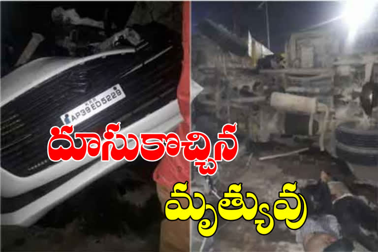 four mens dead in gachibowli road accident in hyderabad