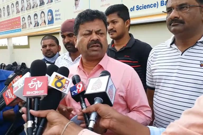 Kodihalli Chandrasekhar Head of Brokers: MLA M. P. Renukacharya outrage