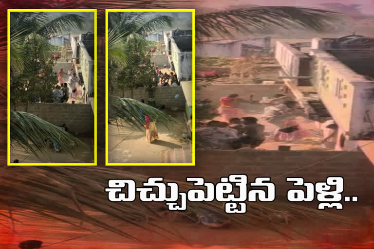 The controversy that arose during the wedding ceremony led to tension in mahabubnagar