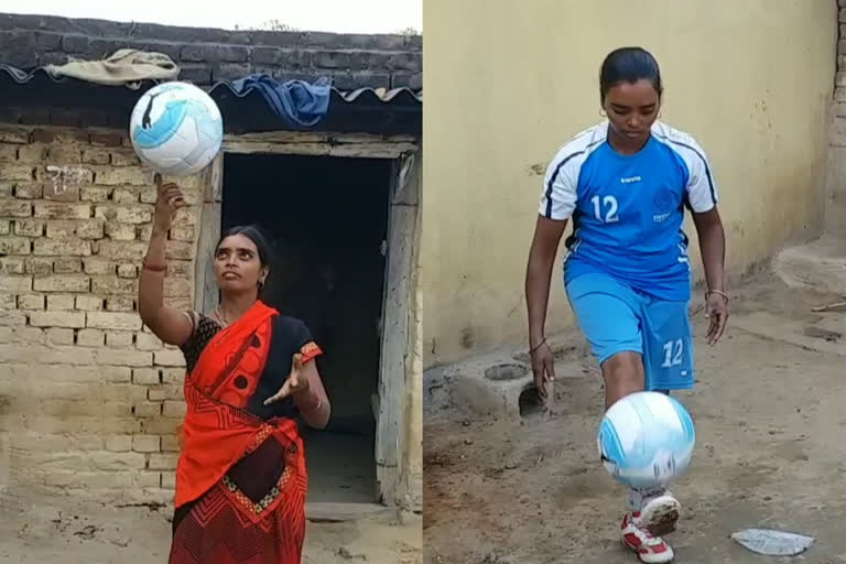 International-level footballer works in fields to make ends meet