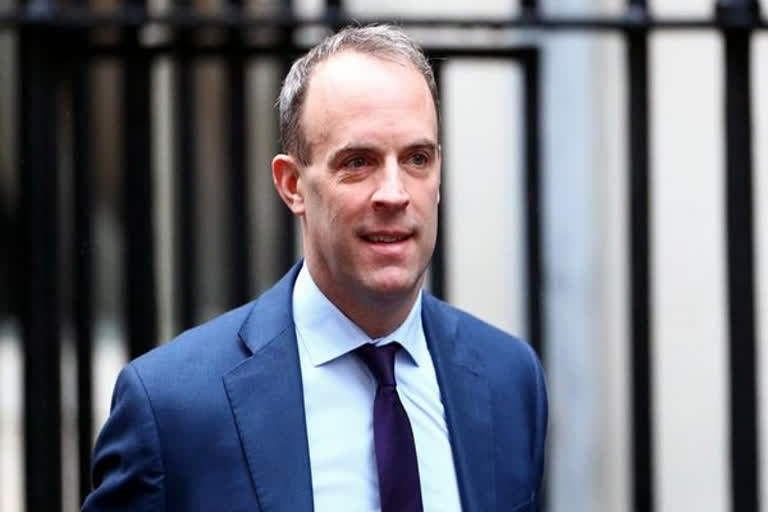 UK foreign secretary to arrive India  Dominic Raab to Visit India  India UK ties  India-UK bilateral talks  UK foreign secretary to meet Yediyurappa  യുകെ വിദേശകാര്യ സെക്രട്ടറി ഇന്ന് ഇന്ത്യയിലെത്തും  യുകെ വിദേശകാര്യ സെക്രട്ടറി ഡൊമനിക് റാബ്  എസ്‌. ജയ്‌ശങ്കർ