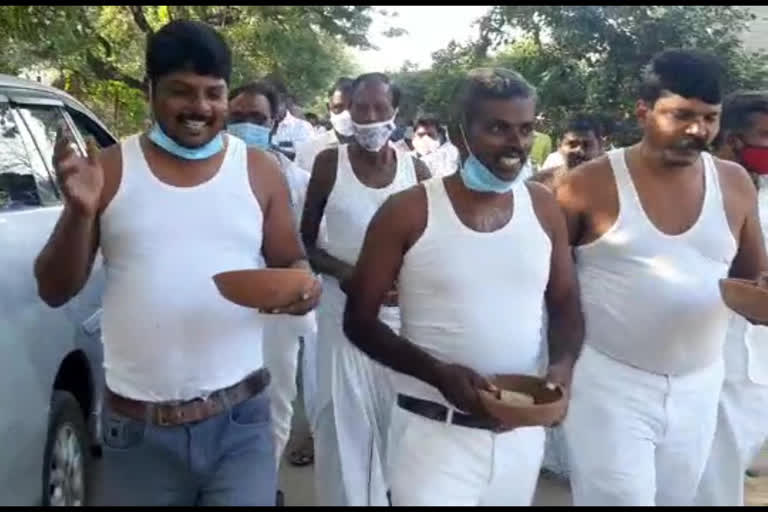 dharmapuri panchayat leader protest demanding fund