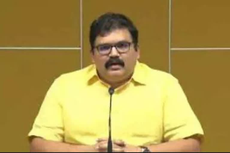 tdp leader pattabi fires on ycp about crop insurance