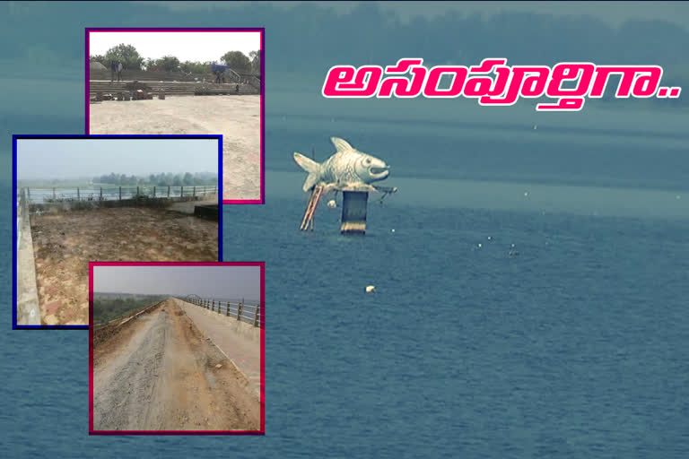 mini tank bund works are incompleted in bhadradri kothagudem district