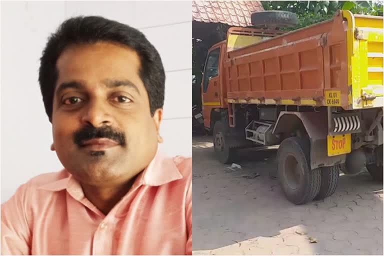 journalist sv pradeep death  journalist sv pradeep accident case  sv pradeep latest news  എസ് വി പ്രദീപിനെ ഇടിച്ച ലോറിയുടെ ഡ്രൈവര്‍ കസ്റ്റഡിയില്‍  എസ് വി പ്രദീപ്  തിരുവനന്തപുരം