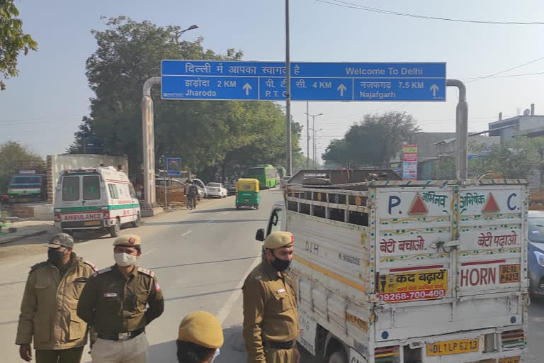 jharoda border reopened by police