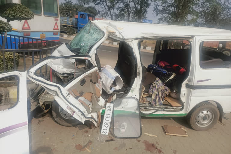 two died in gurugram road accident