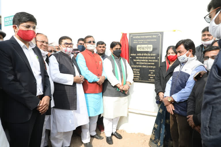 inaugurated the development work in sikar, pcc president dotasara