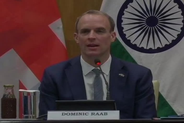 UK Foreign Secretary Dominic Raab