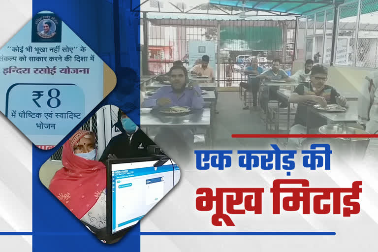 1 crore people ate food in Indira Rasoi, Indira Rasoi Yojana Government of Rajasthan, Jaipur Indira Rasoi Yojana fails, Gehlot government's failed plan